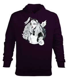 Alice Erkek Kapüşonlu Hoodie Sweatshirt