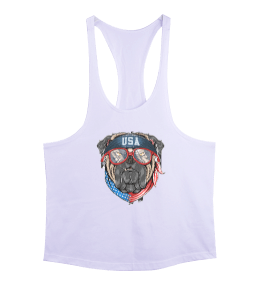 Amerikan Bulldog Amerikan rüyası Erkek Tank Top Atlet