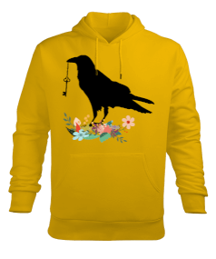 Anahtarlı karga Erkek Kapüşonlu Hoodie Sweatshirt