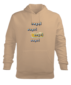 Angel Erkek Kapüşonlu Hoodie Sweatshirt