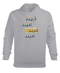 Angel Erkek Kapüşonlu Hoodie Sweatshirt