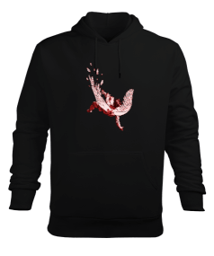 Angels Fall Erkek Kapüşonlu Hoodie Sweatshirt