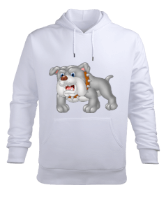 Angry Dog Erkek Kapüşonlu Hoodie Sweatshirt