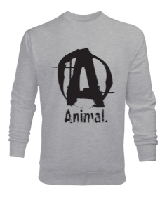 Animal Baskılı Erkek Sweatshirt