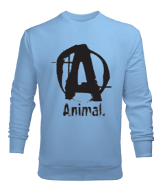 Animal Baskılı Erkek Sweatshirt