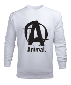 Animal Baskılı Erkek Sweatshirt