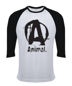 Animal GYM Vücut Geliştirme Bodybuilding Fitness Tasarım Orjinal Reglan 3/4 Kol Unisex Tişört