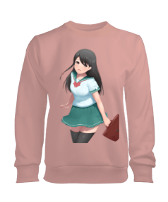 Anime Baskılı Kadın Sweatshirt Kadın Sweatshirt