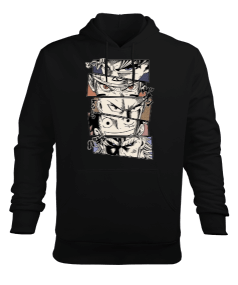 Anime Fan Tasarım Baskılı Erkek Kapüşonlu Hoodie Sweatshirt