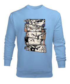 Anime Fan Tasarım Baskılı Erkek Sweatshirt