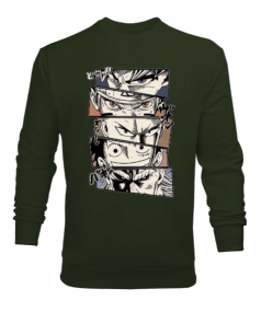 Anime Fan Tasarım Baskılı Erkek Sweatshirt