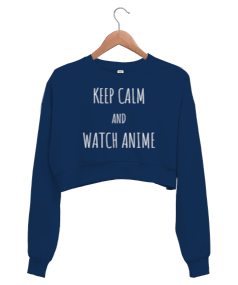 Anime Kadın Crop Sweatshirt