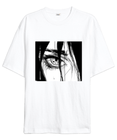 anime oversize t-shirt beyaz Oversize Unisex Tişört