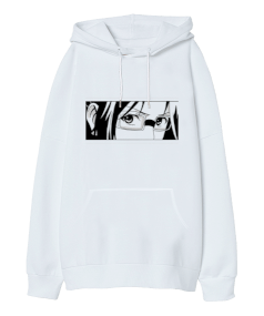 anime Oversize Unisex Kapüşonlu Sweatshirt