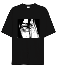 anime siyah oversize t-shirt Oversize Unisex Tişört