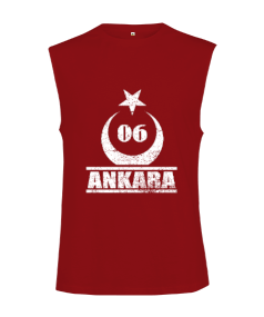 ankara, ankara şehir ,Türkiye,Türkiye bayrağı. Kesik Kol Unisex Tişört