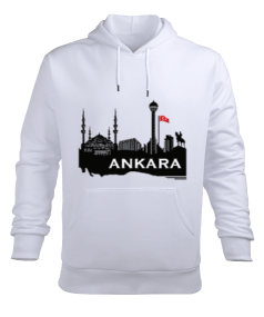 Ankarayı seveler Erkek Kapüşonlu Hoodie Sweatshirt