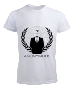 Anonymous Hacker Grubu Erkek Tişört