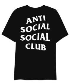 Anti Social Social Club Oversize T-shirt Oversize Unisex Tişört