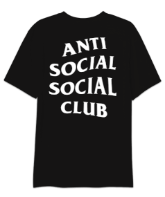 anti social social club Oversize Unisex Tişört