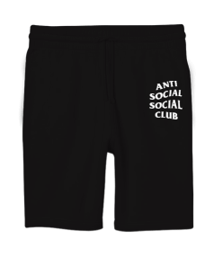 anti social social club Unisex Sweatshirt Şort Regular Fit