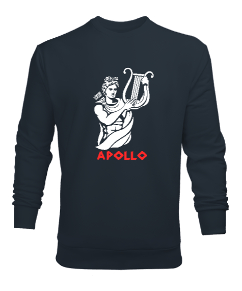 Tisho - Apollo - Kehanet - Güzellik - Gençlik - Işığın Mitolojik Tanrısı Füme Erkek Sweatshirt