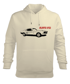 araba mustang Erkek Kapüşonlu Hoodie Sweatshirt