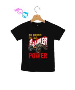 Arazi Arabası Paletli Güç - Power Siyah Çocuk Unisex