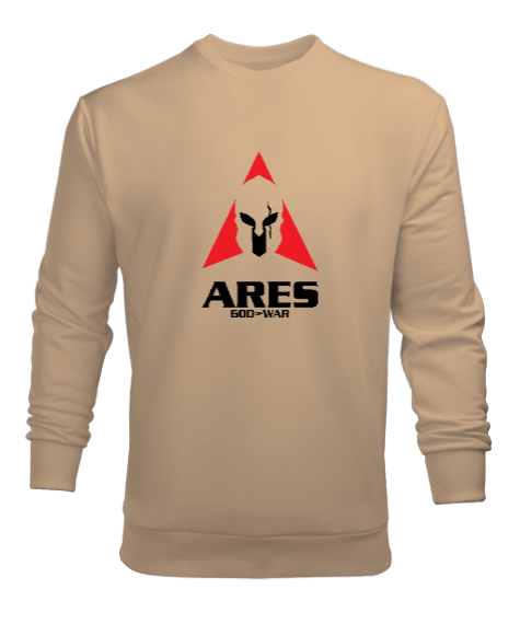 Tisho - Ares - God Of War - Savaş Tanrısı Camel Erkek Sweatshirt