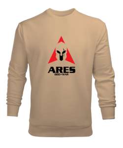 Ares - God Of War - Savaş Tanrısı Camel Erkek Sweatshirt