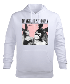 Ariana Grande Dangerous Woman Baskılı Erkek Kapüşonlu Hoodie Sweatshirt