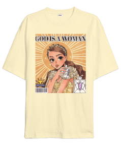 Ariana Grande-God is a Woman Oversize Unisex Tişört