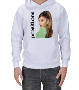 Ariana Grande Positions Merch Erkek Kapşonlu