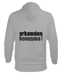 Arkamdan Konuşma Erkek Kapüşonlu Hoodie Sweatshirt