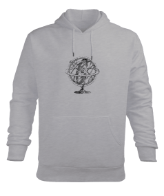 Armillary Sphere Erkek Kapüşonlu Hoodie Sweatshirt