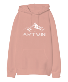 artvin Oversize Unisex Kapüşonlu Sweatshirt