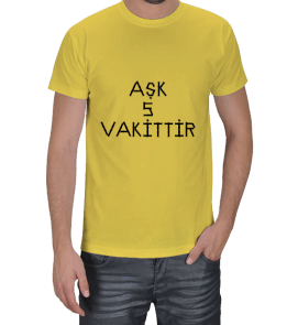 Aşk 5 Vakittir Erkek Tişört