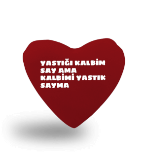 AŞK YASTIĞI Kalp Yastık