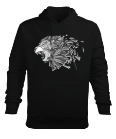 Aslan Erkek Kapüşonlu Hoodie Sweatshirt