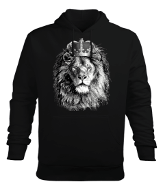 Aslan Kapşonlu Erkek Kapüşonlu Hoodie Sweatshirt