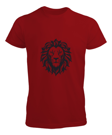 Tisho - Aslan Kral Kırmızı Erkek Tişört