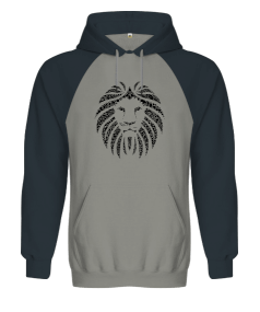 ASLAN ÖZEL TASARIM Orjinal Reglan Hoodie Unisex Sweatshirt