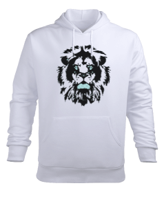 Aslan Tasarım Erkek Kapüşonlu Hoodie Sweatshirt