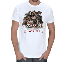 Assassins Creed IV Black Flag T-Shirt forteS Erkek Tişört