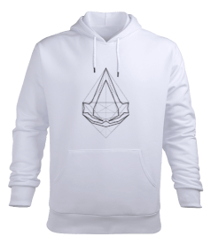 ASSASSINS CREED LOGO Erkek Kapüşonlu Hoodie Sweatshirt