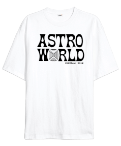 astro world Oversize Unisex Tişört