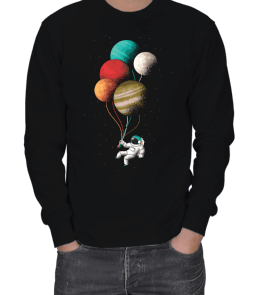 Astronot Balonları ERKEK SWEATSHIRT