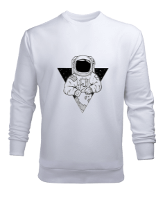 astronot Erkek Sweatshirt