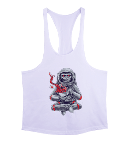 Astronot maymun Erkek Tank Top Atlet