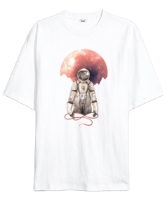 Astronot Oversize Unisex Tişört